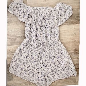 Floral Print romper.